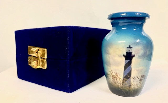 Hatteras Lighthouse, A tribute to the Outer Banks Cremation Urn, Lighthouse Theme