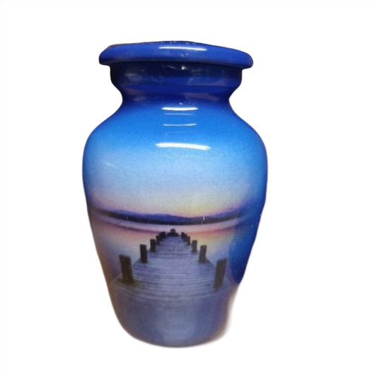 "Dock to Heaven" ash cremation urn, Nautical Themed Cremation Urn, Themed Ash Urn
